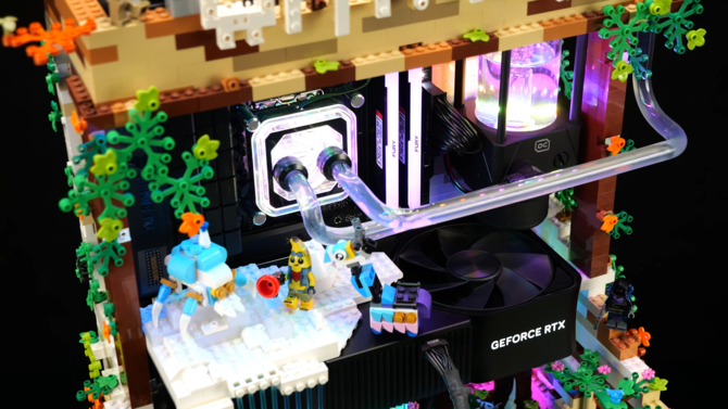 Polski twórca zbudował inspirowany Fortnite komputer z obudową wykorzystującą klocki LEGO. Dzieło wygląda imponująco [5]