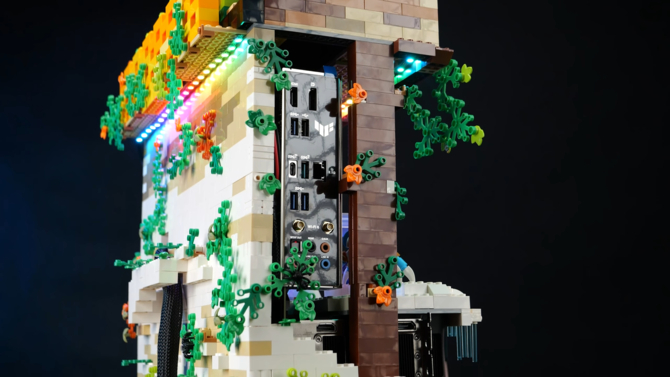 Polski twórca zbudował inspirowany Fortnite komputer z obudową wykorzystującą klocki LEGO. Dzieło wygląda imponująco [7]