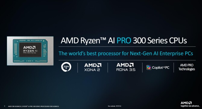 AMD Ryzen AI 9 HX PRO 375, Ryzen AI 9 HX PRO 370 oraz Ryzen AI 7 PRO 360 - Specyfikacja procesorów Strix Point dla biznesu [2]
