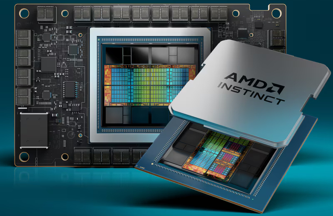 AMD Instinct MI325X - oficjalna prezentacja akceleratora dla sztucznej inteligencji. AMD zapowiada także układ Instinct MI355X [1]