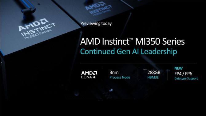 AMD Instinct MI325X - oficjalna prezentacja akceleratora dla sztucznej inteligencji. AMD zapowiada także układ Instinct MI355X [10]