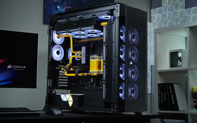 Corsair 9000D RGB AIRFLOW - gigantyczna obudowa o równie dużych możliwościach. System iCUE LINK oraz InfiniRail  [1]