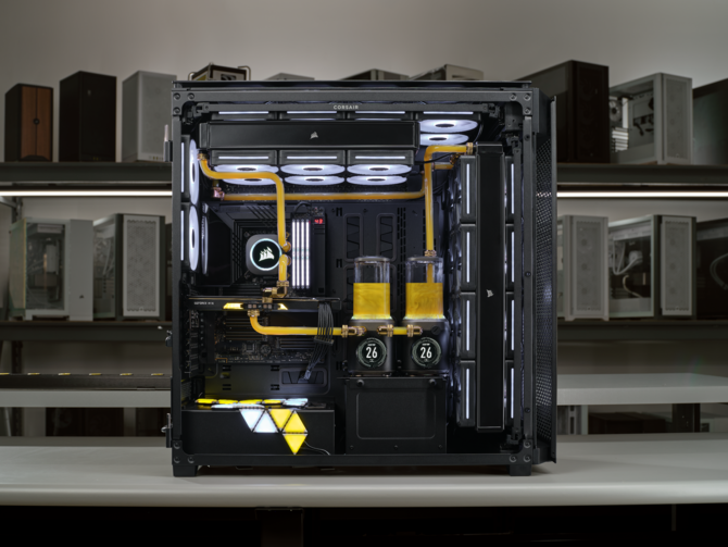 Corsair 9000D RGB AIRFLOW - gigantyczna obudowa o równie dużych możliwościach. System iCUE LINK oraz InfiniRail  [3]