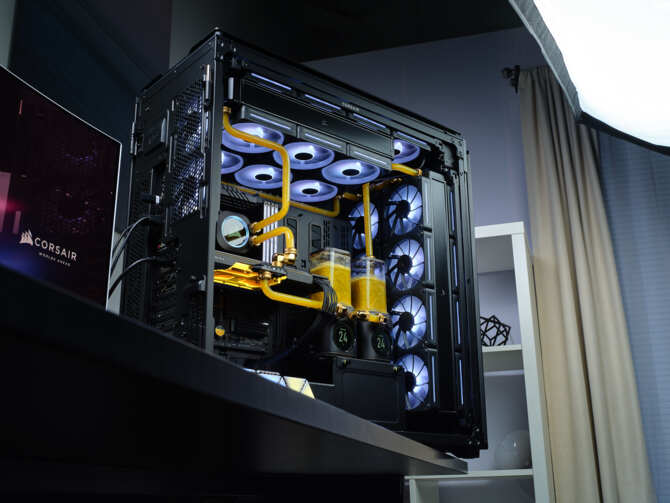 Corsair 9000D RGB AIRFLOW - gigantyczna obudowa o równie dużych możliwościach. System iCUE LINK oraz InfiniRail  [2]