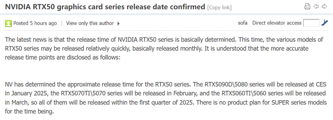 NVIDIA GeForce RTX 5070 oraz GeForce RTX 5060 - kolejne karty graficzne Blackwell z premierą blisko siebie [2]