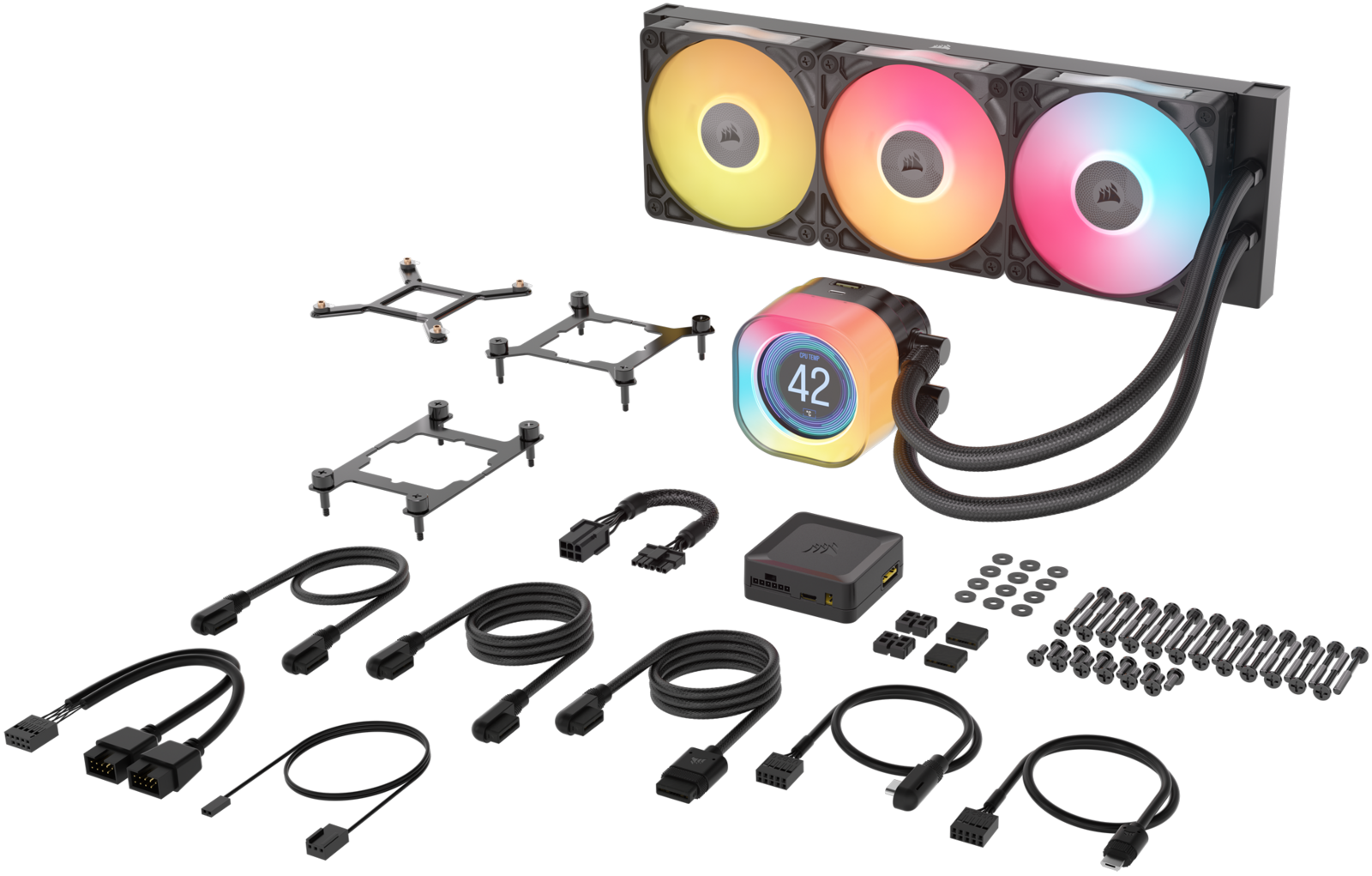 Corsair iCUE LINK TITAN RX LCD - nowe chłodzenia AiO, które