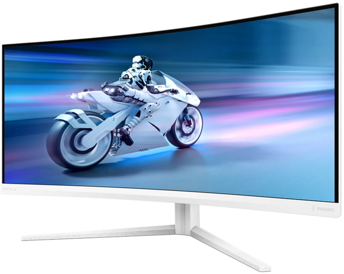 Philips Evnia 34M2C5501A - nowy monitor z zakrzywionym ekranem. Matryca Fast VA, wysokie odświeżanie i Ambiglow [2]