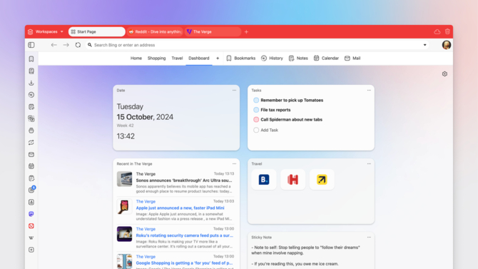 Vivaldi - nowa wersja ciekawej przeglądarki internetowej już dostępna. Odświeżony interfejs, widżety i lepszy czytnik RSS [1]