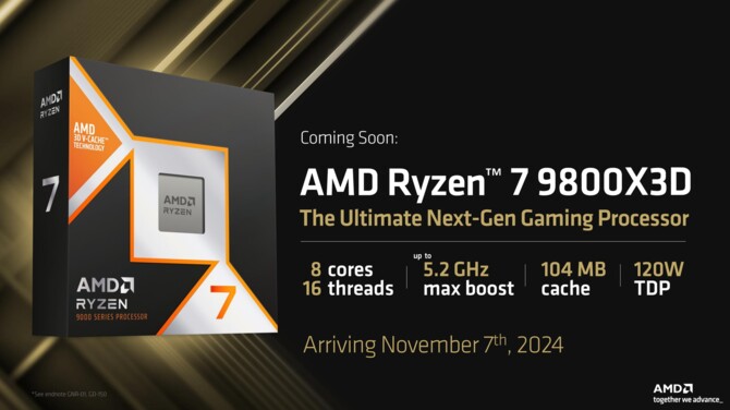 AMD Ryzen 7 9800X3D oficjalnie zaprezentowany - specyfikacja, cena i wydajność w porównaniu z Ryzen 7 7800X3D [2]