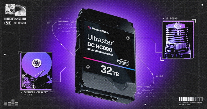 Western Digital przedstawił serię zaawansowanych dysków twardych (HDD) o wysokiej pojemności [1]