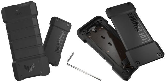ASUS TUF Gaming A2 - zaprezentowano wodoszczelną obudowę dla nośników SSD. Można liczyć na szybki transfer danych [2]