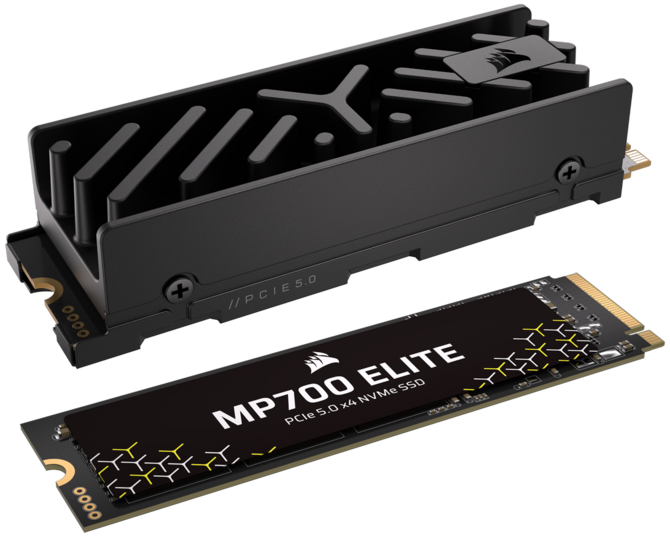 Corsair MP700 Elite - zaprezentowano dysk SSD M.2 NVMe wykorzystujący najnowszą pamięć 3D TLC NAND [3]