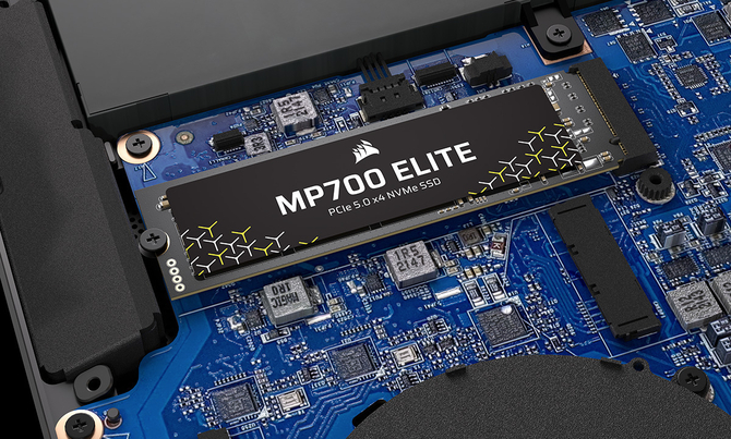 Corsair MP700 Elite - zaprezentowano dysk SSD M.2 NVMe wykorzystujący najnowszą pamięć 3D TLC NAND [4]