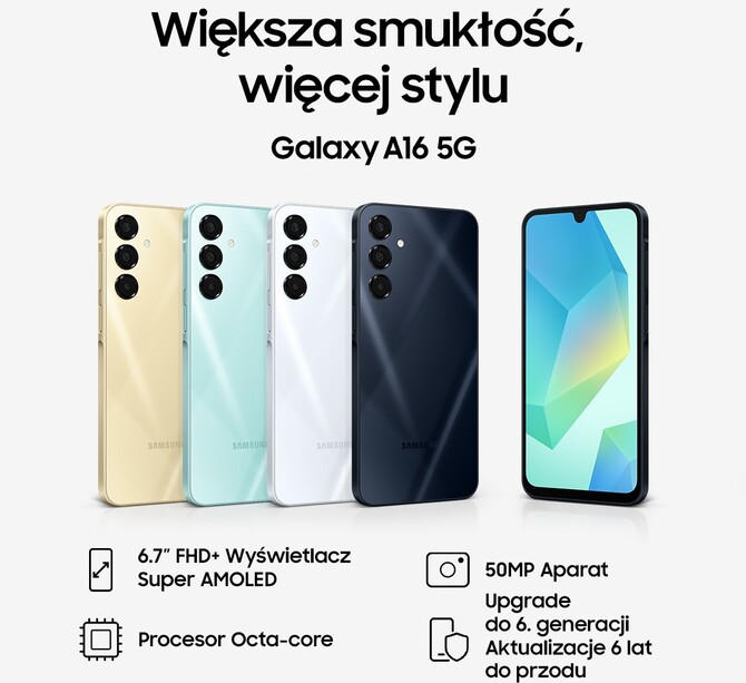 Samsung Galaxy A16 5G już oficjalnie w Polsce. To prawdopodobnie najlepszy długoterminowy wybór w cenie do 1000 zł [2]