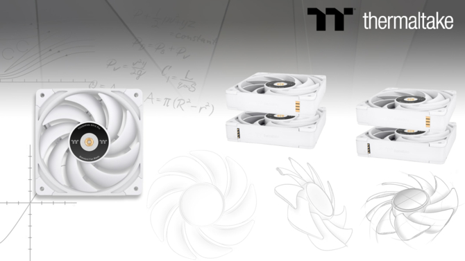 Thermaltake TOUGHFAN EX12 Pro i EX 14 Pro - nowa wersja kolorystyczna wentylatorów z połączeniem łańcuchowym i bez RGB [1]