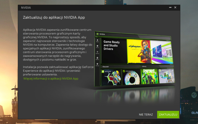 NVIDIA App - sprawdzamy co zaoferuje nowa aplikacja dla kart graficznych, która integruje panel ustawień i GeForce Experience [2]