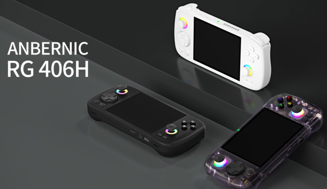 Anbernic RG 406H - nowy handheld do retro gier, który zastąpi Ci konsolę Sony PSP. System Android, ekran IPS i podświetlenie RGB [1]