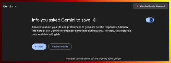 Gemini - chatbot otrzymuje nową funkcję. Konkurencja dla ChatGPT od Google ma teraz pamięć długotrwałą [2]