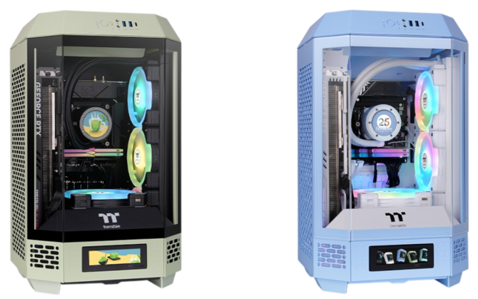 Thermaltake The Tower 250 - zapowiedź obudowy PC dla płyt głównych Mini-ITX z wbudowanym wyświetlaczem LCD [4]