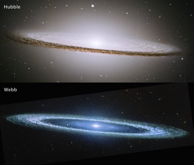 Piękna Galaktyka Sombrero ukazana oczami teleskopu Jamesa Webba. NASA udostępniła kapitalne zdjęcie [3]