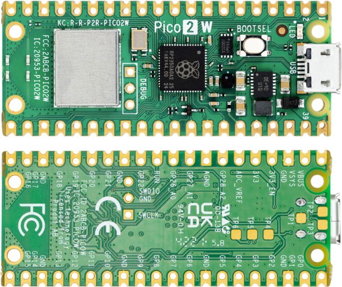 Raspberry Pi Pico 2 W - nowa odsłona popularnego SBC wprowadza Wi-Fi i Bluetooth. Cena nadal na dobrym poziomie [3]