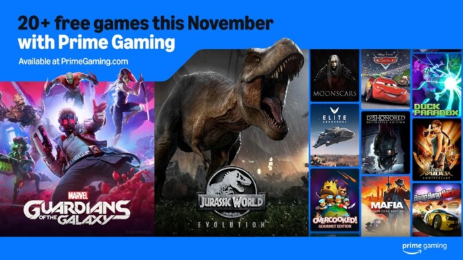 Prime Gaming - już łącznie ponad 20 gier dla subskrybentów za listopad, w tym Dishonored i Tomb Raider: Anniversary [1]