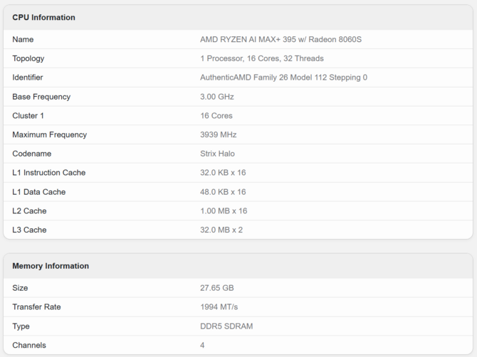 AMD Ryzen AI Max+ 395 - Topowy procesor Strix Halo z 16 rdzeniami Zen 5 oraz układem Radeon 8060S został przetestowany [3]