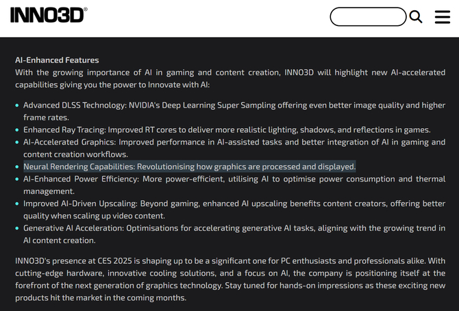 NVIDIA GeForce RTX 5000 - nowa generacja kart może zaoferować renderowanie elementów obrazu przy użyciu sieci neuronowej [2]