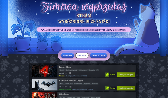 Steam Winter Sale 2024 - rozpoczęła się jedna z największych wyprzedaży tego roku. Mnóstwo gier w niższych cenach [1]
