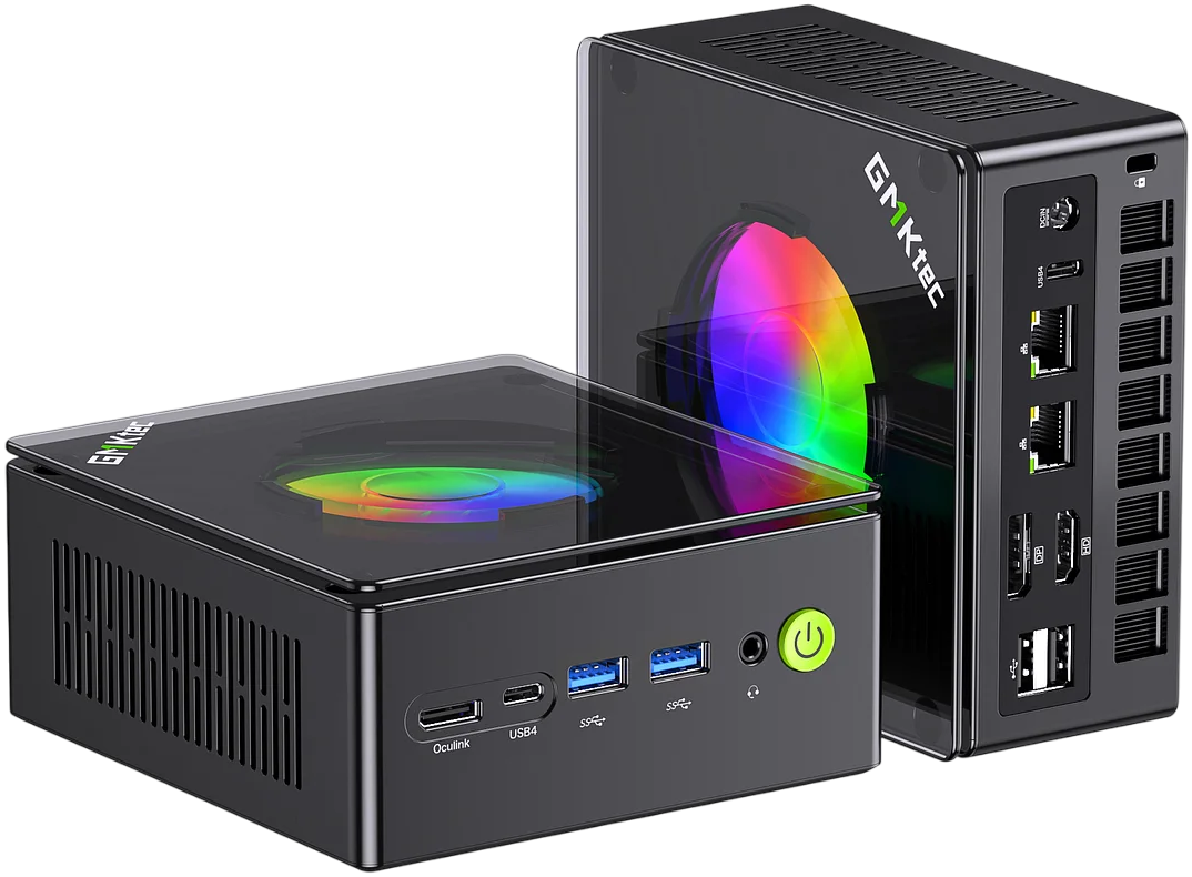 GMKtec NucBox K11 to mini PC z AMD Ryzen 9 8945HS, portem