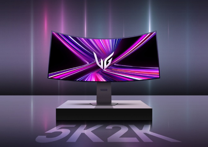 LG UltraGear 45GX990A to pierwszy na świecie, zginany monitor OLED 5K2K z portem DisplayPort 2.1 [2]