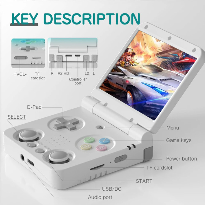 Miyoo Flip to nowy handheld do retro gier, który wygląda jak Game Boy Advance SP. Nadszedł drogi rywal Anbernica RG35XXSP [3]