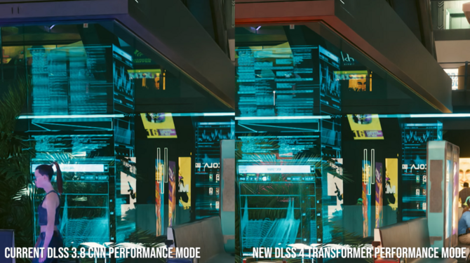DLSS 4 przetestowany w grze Cyberpunk 2077 na karcie NVIDIA GeForce RTX 5080. Wnioski? Duża poprawa jakości skalowania [3]