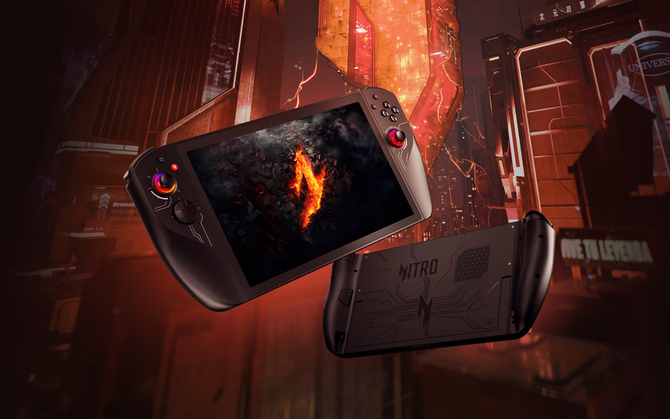 Nitro Blaze 8 i Blaze 11 - nowe handheldy do gier od Acera. AMD Ryzen 7 8840HS, duże ekrany IPS oraz odłączane kontrolery [1]