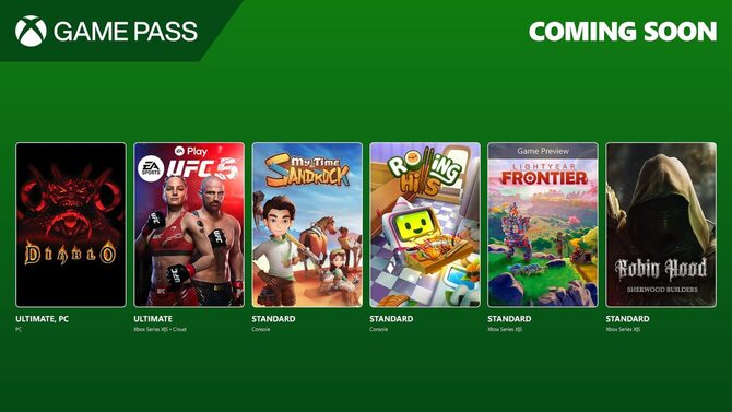 Xbox Game Pass - oto pierwsza część styczniowej oferty, a w niej Diablo, Lightyear Frontier i EA Sports UFC 5 [1]