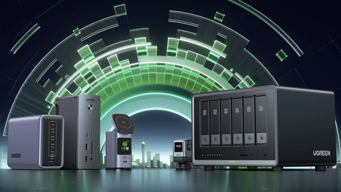 UGREEN prezentuje NASync AI NAS oraz ładowarkę o mocy 500 W dla laptopów i smartfonów na targach CES 2025 [1]