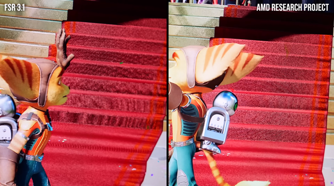 AMD FSR 4 przetestowany w grze Ratchet & Clank: Rift Apart. Nowa wersja oferuje zauważalnie lepszą jakość skalowania [nc1]