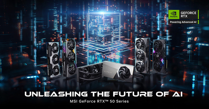 Karty graficzne MSI SUPRIM, Vanguard, Gaming oraz Ventus z układami graficznymi NVIDIA GeForce RTX 5000 [1]