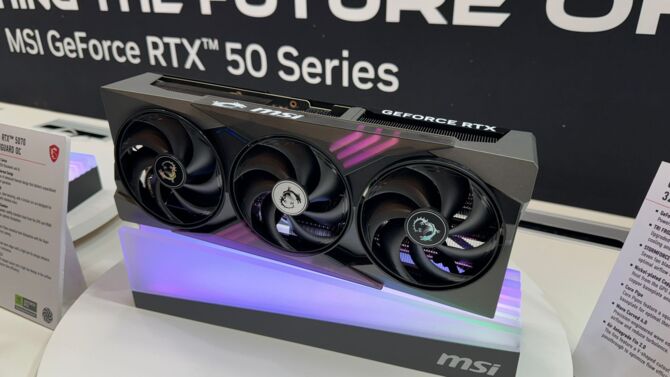 Karty graficzne MSI SUPRIM, Vanguard, Gaming oraz Ventus z układami graficznymi NVIDIA GeForce RTX 5000 [19]