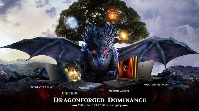 Laptopy MSI z procesorami Intel Arrow Lake-HX, AMD Fire Range oraz układami NVIDIA GeForce RTX 5000 [1]