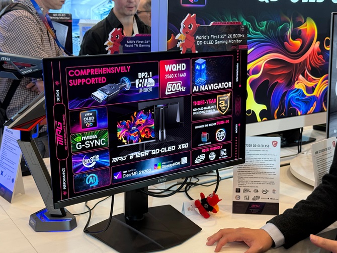 Monitory MSI MPG 322URX, MPG 272URX, MPG 272QR X50 oraz komputer MEG Vision X AI z pełną prezentacją na targach CES 2025 [nc1]