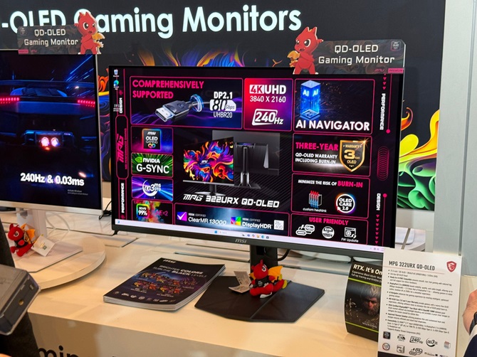 Monitory MSI MPG 322URX, MPG 272URX, MPG 272QR X50 oraz komputer MEG Vision X AI z pełną prezentacją na targach CES 2025 [nc1]