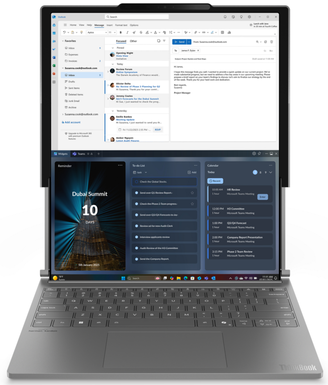 Lenovo Yoga Slim 9i oraz Lenovo ThinkBook Plus Rollable - Prezentacja innowacyjnych laptopów z targów CES 2025 [4]