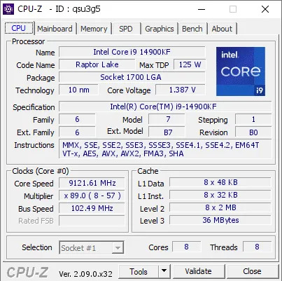 Intel Core i9-14900KF podkręcony do 9,12 GHz. Niesamowity wyczyn chińskiego overclockera [2]