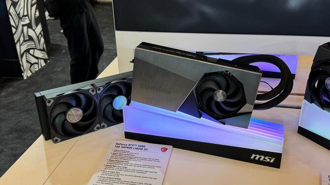 MSI na targach CES 2025: Relacja ze stoiska - nowe karty graficzne, laptopy, monitory, płyty główne i chłodzenia wodne [nc1]