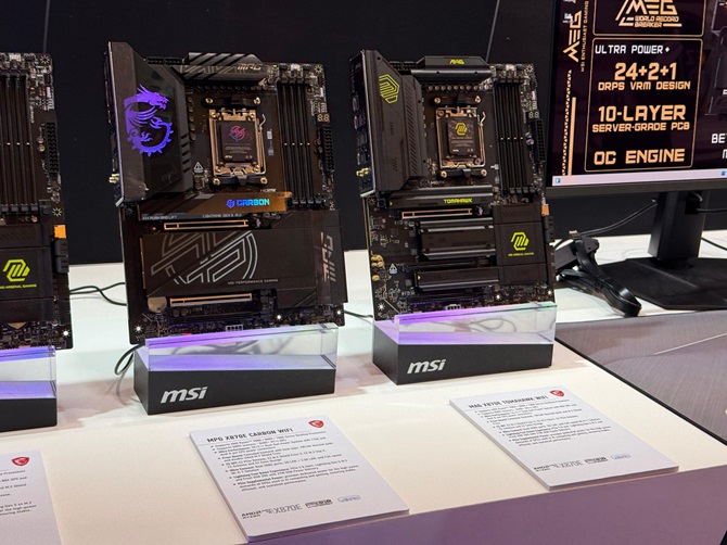 MSI na targach CES 2025: Relacja ze stoiska - nowe karty graficzne, laptopy, monitory, płyty główne i chłodzenia wodne [nc1]