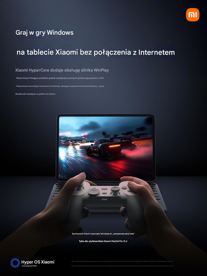 Xiaomi dodaje obsługę gier z Windowsa do systemu Android (HyperOS). Aplikacja zintegruje się z platformą Steam [2]