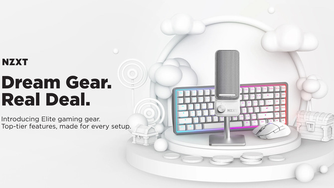 NZXT ogłasza premierę nowej linii Elite dla peryferii komputerowych. Zaprezentowano mysz, klawiaturę i mikrofon [1]