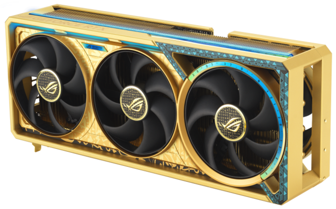 ASUS ROG Astral GeForce RTX 5090 Dhahab OC Edition - nowy wariant topowej karty graficznej o niecodziennej stylistyce [4]