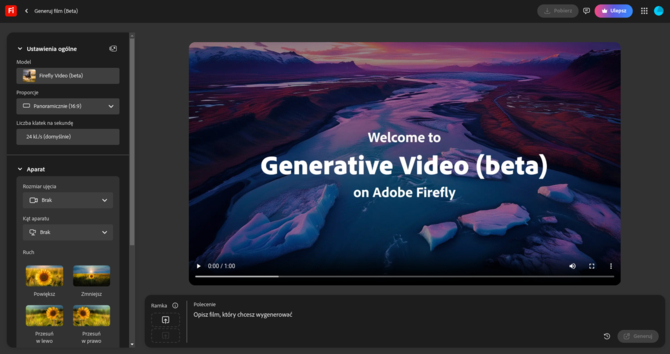 Generator wideo od Adobe już dostępny dla każdego - choć nie do końca za darmo. Firma wprowadza przy tym tłumacza filmów [2]